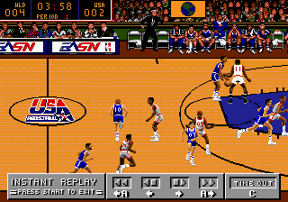 Team USA Basketball screenshot - SEGA Universe