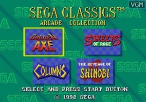 Sega Classics Arcade Collection