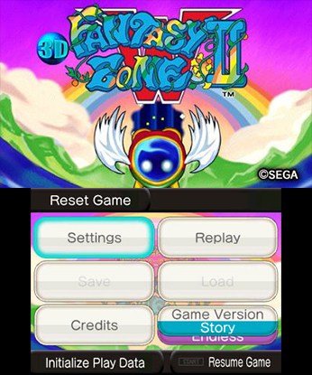 3D Fantasy Zone II screenshot - SEGA Universe