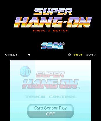 3D Super Hang-On screenshot - SEGA Universe
