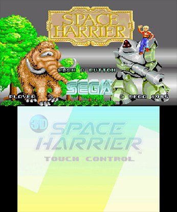 3D Space Harrier screenshot - SEGA Universe