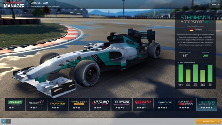 Motorsport Manager screenshot - SEGA Universe