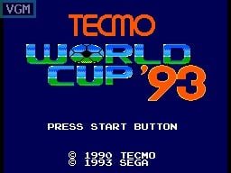 Tecmo World Cup ’93 screenshot - SEGA Universe