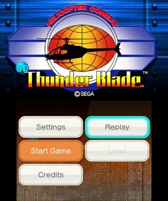 3D Thunder Blade screenshot - SEGA Universe