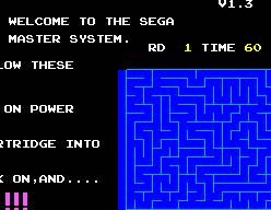 Snail Maze (1986) screenshot - SEGA Universe