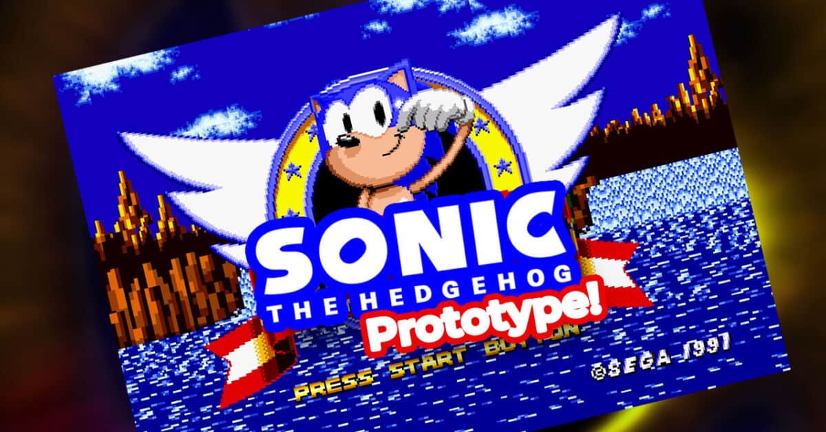 Sonic the Hedgehog Prototype