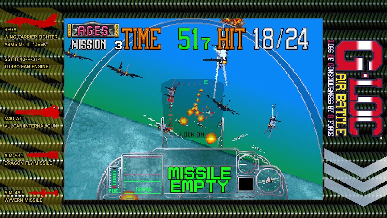 SEGA AGES G-LOC AIR BATTLE