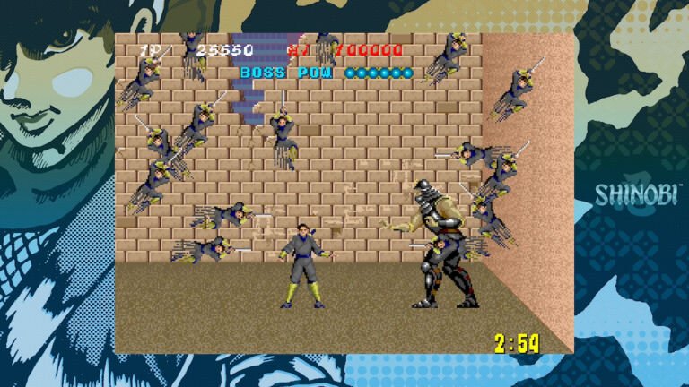 SEGA AGES Shinobi screenshot - SEGA Universe