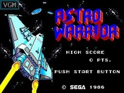 Astro Warrior screenshot - SEGA Universe