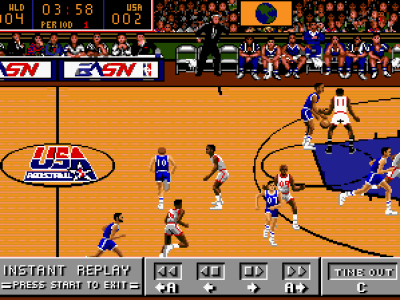 Team USA Basketball screenshot - SEGA Universe