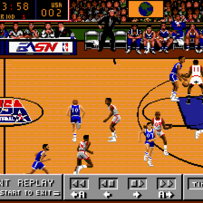 Team USA Basketball screenshot - SEGA Universe