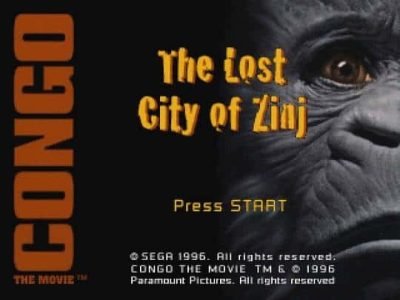 Congo the Movie: The Lost City of Zinj screenshot - SEGA Universe