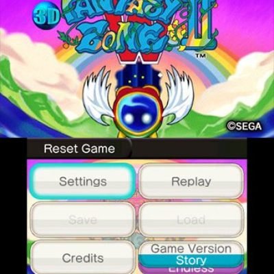 3D Fantasy Zone II screenshot - SEGA Universe