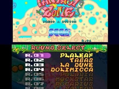 3D Fantasy Zone screenshot - SEGA Universe