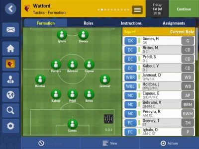 Football Manager Mobile 2017 screenshot - SEGA Universe
