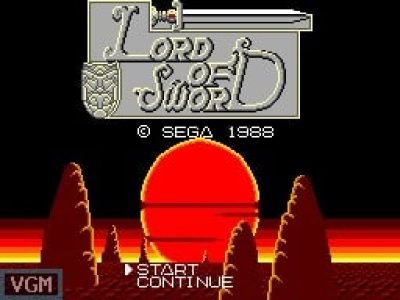 Lord of the Sword (1988) screenshot - SEGA Universe