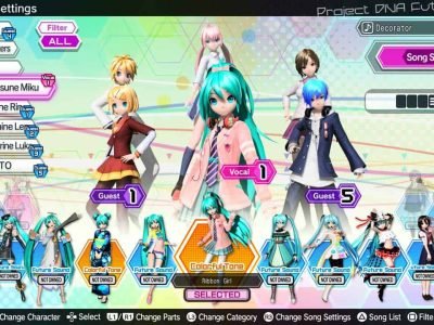 Hatsune Miku: Project DIVA Future Tone screenshot - SEGA Universe