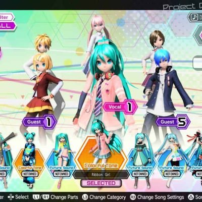 Hatsune Miku: Project DIVA Future Tone screenshot - SEGA Universe