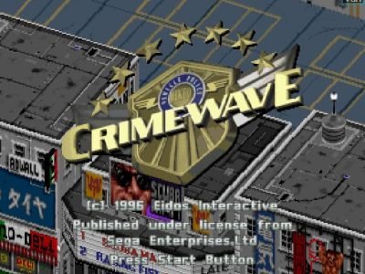 CrimeWave screenshot - SEGA Universe