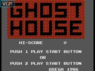 Ghost House (1986) screenshot - SEGA Universe
