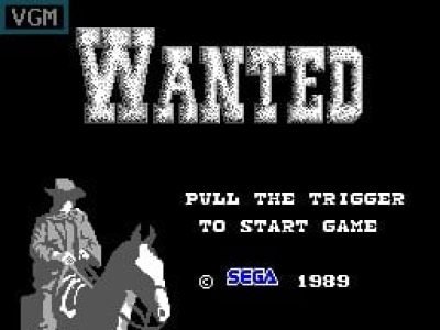 Wanted (1989) screenshot - SEGA Universe