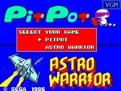 Astro Warrior & Pit Pot screenshot - SEGA Universe
