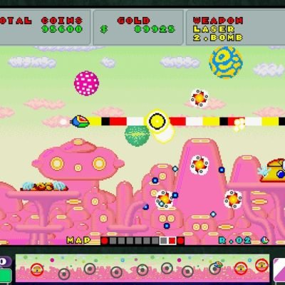 SEGA AGES Fantasy Zone screenshot - SEGA Universe
