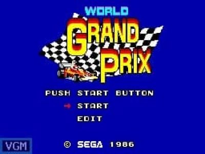 World Grand Prix screenshot - SEGA Universe