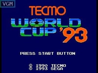Tecmo World Cup ’93 screenshot - SEGA Universe
