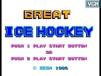 Great Ice Hockey screenshot - SEGA Universe
