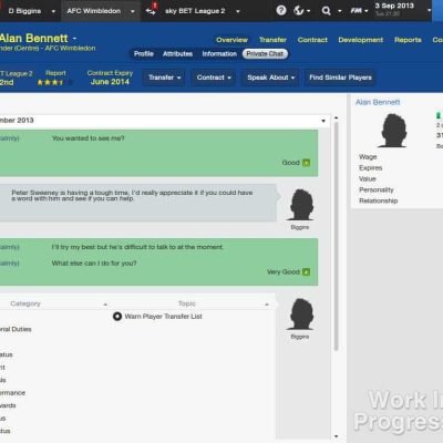 Football Manager 2014 screenshot - SEGA Universe