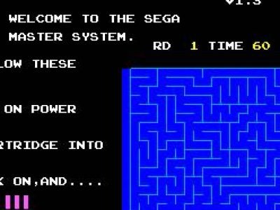 Snail Maze (1986) screenshot - SEGA Universe