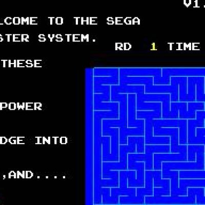 Snail Maze (1986) screenshot - SEGA Universe