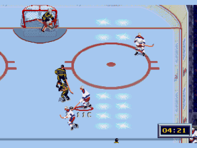NHL All-Star Hockey ’95 screenshot - SEGA Universe
