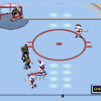 NHL All-Star Hockey ’95 screenshot - SEGA Universe
